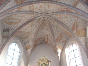 Bleialf, Kirche, Apsisfresken