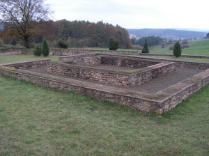 Gerolstein, Ausgrabung, gallorömischer Tempel Juddekirchhoff